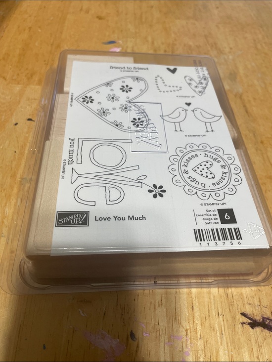 Stampin' Up! Other - Stampin' Up! Love You Much Clear Stamp Set - White/Clear